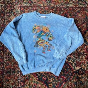 Vintage 90s Blue Crewneck